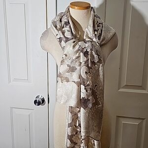 Pashmina made Italian scarf. Blush color. 27" X 72" long.